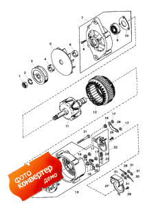 Alternator Assembly (mando # Ac-155603) ( Assembly (mando # Ac-155603))