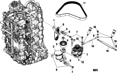 Alternator/belt Tensioner Mounting ( / belt Tensioner ing)