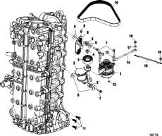 Alternator/belt Tensioner Mounting ( / belt Tensioner ing)