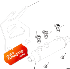 Axius Steering, Oil Cooler And Bracket, Gen I (Axius  , Oil Cooler  , Gen I)