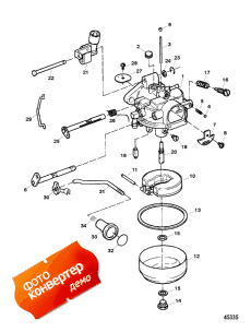 Carburetor (9.9 Hp Model) (1300-852406t) ( (9.9 Hp Model) (1300-852406t))