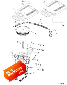 Carburetor And Throttle Linkage (four Barrel) (   age (four Barrel))