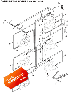 Carburetor Hoses And Fittings  (serial #d000750 And Above) ( s  Fittings (serial #d000750  ))