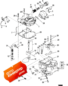 Carburetor (mercarb - Two Barrel) ( (mercarb - Two Barrel))