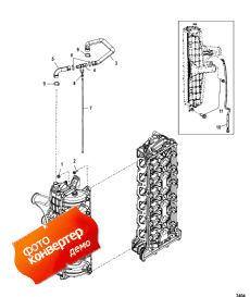 Charge Cooler/intake Manifold Hose Routings (Charge Cooler /    Routings)