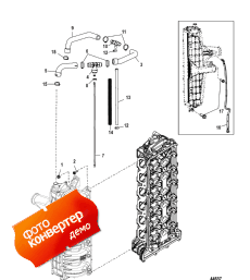 Charge Cooler/intake Manifold Hose Routings (Charge Cooler /    Routings)