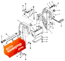 Clamp Bracket (55) (s/n: 0d181999 And Below) (  (55) (s / n: 0d181999  ))