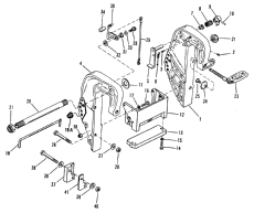 Clamp Bracket (manual) (s/n: 0d1812000 And Up) (  () (s / n: 0d1812000  ))