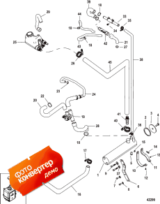 Closed Cooling System, Fresh Water With Power Steering (Closed  System, Fresh Water With Power  )