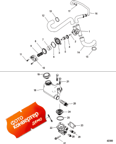 Closed Cooling System, Poppet Valve / Thermostat Housing (Closed  System, Poppet  /  )