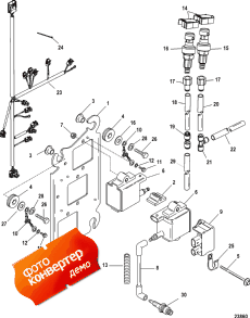 Coil Plate Assembly, Serial Number 1b490865 And Below (Coil  Assembly,   1b490865  )