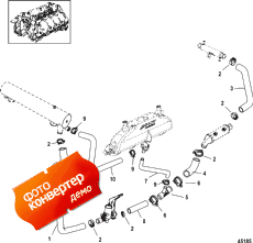 Cooling System, Raw Water Components, Port ( System, Raw Water Components, Port)