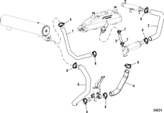 Cooling System, Raw Water Components, Port (bravo) ( System, Raw Water Components, Port (bravo))