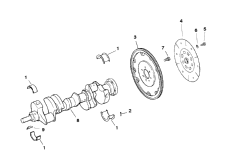 Crankshaft And Flywheel (  )