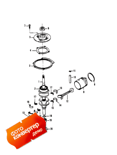 Crankshaft And Piston (84a Thru 87a Models) (   (84a Thru 87a Models))