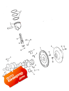 Crankshaft, Pistons And Conn. Rods (,   Conn. s)