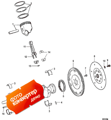 Crankshaft, Pistons And Conn. Rods (7.4l) (,   Conn. s (7.4l))