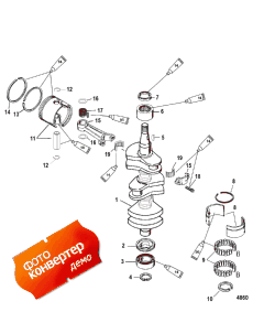 Crankshaft, Pistons And Connection Rods (,   Connection s)