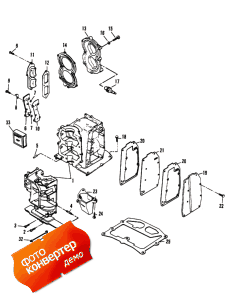 Cylinder Block (84a Thru 87a Models) (  (84a Thru 87a Models))