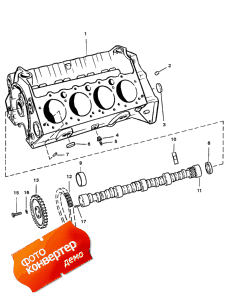 Cylinder Block And Camshaft (5.7l Alpha/bravo) (     (5.7l Alpha / bravo))