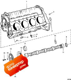 Cylinder Block And Camshaft (flat Rollers) (     ( s))