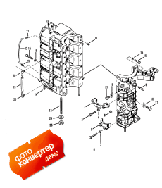 Cylinder Block And Crankcase Assembly (      )