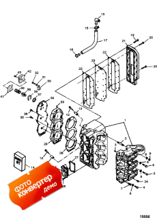 Cylinder Block Assembly (serial # 0e138600 Thru 0e173408) (  Assembly (serial # 0e138600 Thru 0e173408))