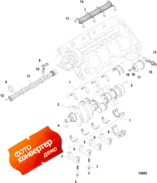 Cylinder Block, Camshaft And Crankshaft (���� ��������, ����������������� ��� � ��������)