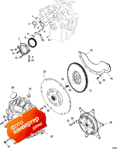Cylinder Block, Flywheel Housing (���� ��������, ������� ������)