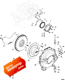 Cylinder Block, Flywheel Housing And Rear Main Seal ( ,    Rear Main )