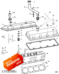 Cylinder Head And Rocker Cover (8.2l) (    Rocker  (8.2l))