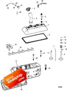 Cylinder Head And Rocker Cover (������� ����� �������� � Rocker ������)