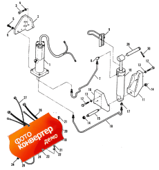 Design 1 - Power Trim Unit With Bayonet Conn. (91b Thru 92a) (Design 1 - Power trim Unit With Bayonet Conn. (91b Thru 92a))