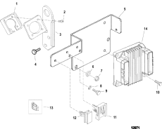 Ecm & Electrical Brackets (s/n-0l360000 & Up) (Ecm &  s (s / n-0l360000 & ))