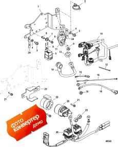 Electrical Plate Components, Sn# 1b884208 And Up (  , Sn# 1b884208  )