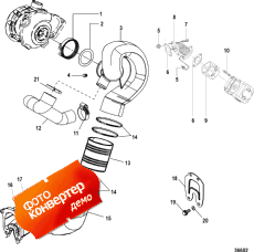 Exhaust Components, Sterndrive - Design I ( Components, Sterndrive - Design I)