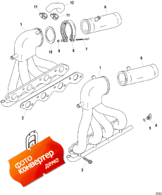 Exhaust Header / Tailpipe Assembly ( Header / Tail Assembly)