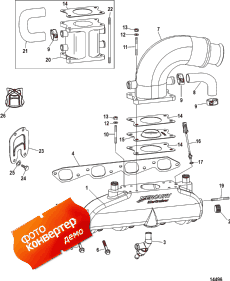 Exhaust Manifold, Elbow And Riser ( , Elbow  Riser)