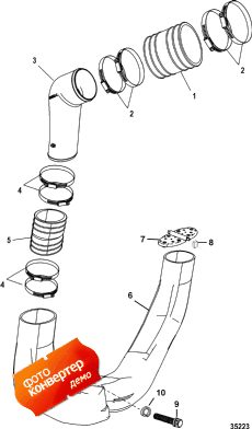 Exhaust System Components, 357 Alpha/bravo (  Components, 357 Alpha / bravo)