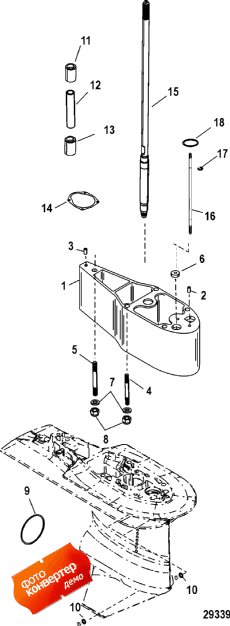 Extension Kit, Driveshaft Housing 12092a20 - Bigfoot ( Kit,    12092a20 - Bigfoot)