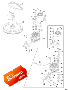 Flywheel/alternator ( / )