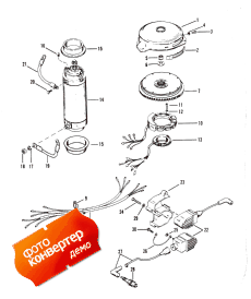 Flywheel, Starter Motor And Ignition Coils (,     s)