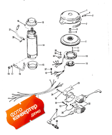 Flywheel, Starter Motor And Ignition Coils (,     s)