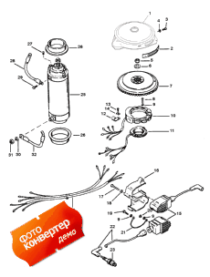 Flywheel, Starter Motor And Ignition Coils (,     s)