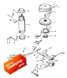 Flywheel, Starter Motor And Ignition Coils (,     s)