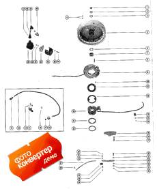 Flywheel, Stator And Ignition Coil (40) (,     (40))