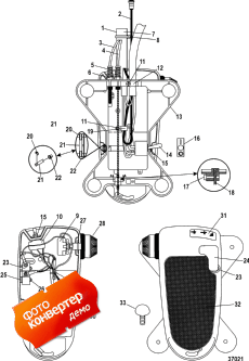 Foot Pedal Assembly (69.00 Inches) (879317t91) (Foot Pedal Assembly (69.00 Inches) (879317t91))