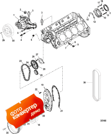 Front Cover And Circulating Pump (   Circulating )