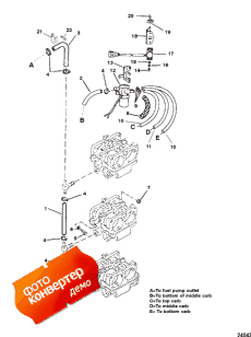 Fuel Lines (non Oil Injection) ( ( Oil Injection))