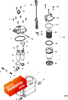 Fuel Module Components -bravo (sn1a343749 And Above) (Fuel Module Components -bravo (sn1a343749  ))